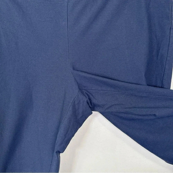 Eileen Fisher  Womens Size Large Blue Crepe Pull On Ankle Pant - Picture 7 of 13